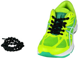 XTENEX Elastyczne sznurówki sportowe XTENEX X300 black