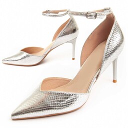 Montevita Buty Na Obcasie Festshoe6 Srebrny