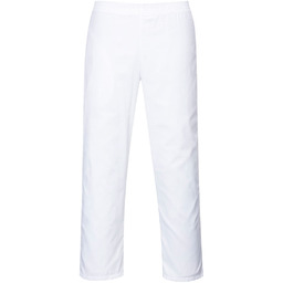 PORTWEST 2208 SPODNIE PIEKARZA; BIAŁY