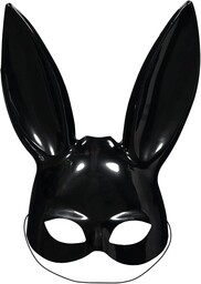 Bunny Half Mask Black