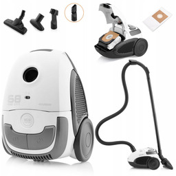 Odkurzacz Workowy Tradycyjny Podłogowy do Dywanów Paneli Wykładzin