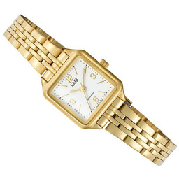 Zegarek Q&Q Q28C-002P damski elegancki mały kwadratowy 22