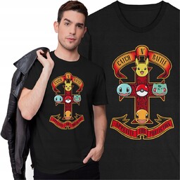 Koszulka Pokemony Iron Maiden Pokemon Go Pikachu POKEBALL