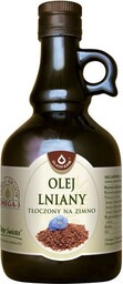 OLEOFARM Olej lniany tłoczony na zimno 250 ml