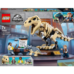 LEGO Jurassic World, klocki, klocki, Wystawa skamieniałości tyranozaura,