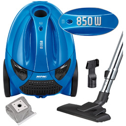 Odkurzacz workowy Mpm MOD-53 850 W niebieski