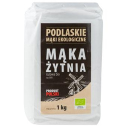 MĄKA ŻYTNIA RAZOWA BIO TYP 2000 1 KG