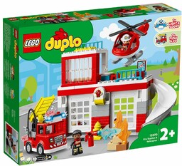 LEGO DUPLO - Remiza strażacka i helikopter 10970