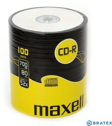 Maxell płyta cd-r 700MB 52x szpindel 100