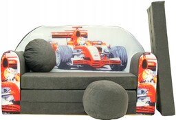 Sofa Dla Dzieci Kanapa 160cm Rozkładana Piankowa Mini