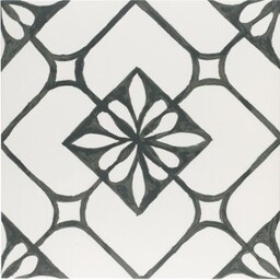 Gres szkliwiony hiszpański Realonda ASTI BLACK mat 44x44