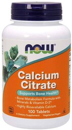 Suplement diety, Calcium Citrate - Cytrynian Wapnia (100