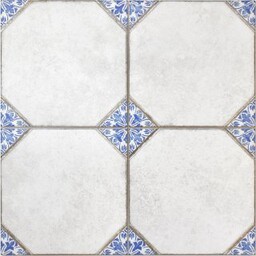 Gres szkliwiony hiszpański Realonda LEEDS BLUE mat 33x33