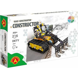 Konstruktor Dety - 216-częściowy zestaw do budowy metalu