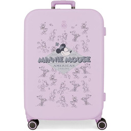 Disney Minnie Happiness Walizka średniej wielkości Fioletowy 48x70x28