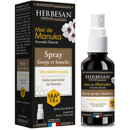 HERBESAN SPRAY GORGE MIEL MANUKA spray do gardła