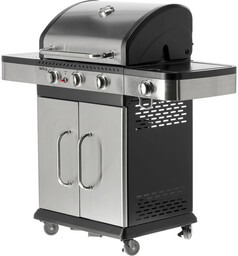 Yato GRILL GAZOWY ZUSHI 3+1, STAL NIERDZEWNA 11,2KW