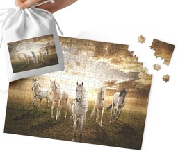 Puzzle Tradycyjne - Słodki Konik Koń Stajnia Wzory