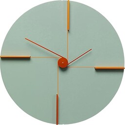 Kare Design Zegar ścienny Felice, zielony, średnica 30
