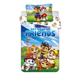 Jerry Fabrics Pościel bawełniana 100x135 Paw Patrol PP553