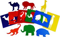 HenBea 756 Szablon "Zoo Animals" (6-częściowy)