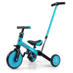 MILLY MALLY Rowerek biegowy Optimus Plus 4w1 Niebiesko-czarny
