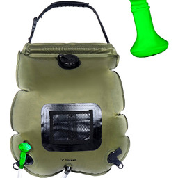 Prysznic Turystyczny Solarny z Termometrem Polowy TRIZAND