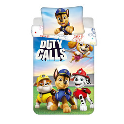 Jerry Fabrics Pościel bawełniana 100x135 Paw Patrol PP556