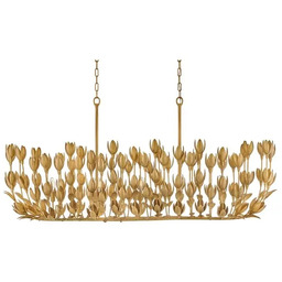 Quintiesse Dekoracyjna wisząca lampa Flora QN-FLORA10-GD kwiaty