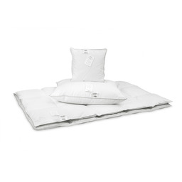 Komplet Dziecięcy Kołdra + 40x60 Basic+ Biały 100x135