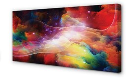 Obraz na płótnie Fraktale abstrakcyjna fala