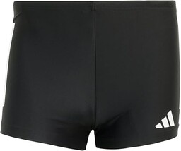 adidas Mężczyźni 3 STRIPES SWIM BOXERS, Black/White, XS