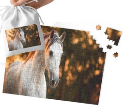 Puzzle Tradycyjne - Słodki Konik Koń Stajnia Wzory