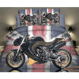 Pościel 3D Motor Motory 160X200 wzór zgodny