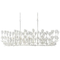 Quintiesse Żyrandol do salonu Flora QN-FLORA10-WHT kwiaty