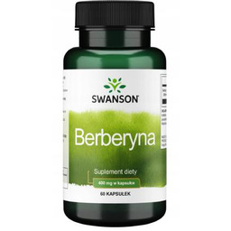 SWANSON Berberyna 400mg, 60 kapsułek