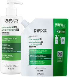 Zestaw Vichy Dercos Anti Dandruff DS, szampon przeciwłupieżowy,