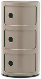 Kartell - Componibili 3 Stolik Taupe