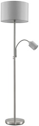 Lindby - Colima Lampa Podłogowa Nickel/Grey