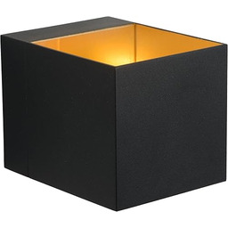Lucide lampa ścienna, aluminium, 42 W, czarna
