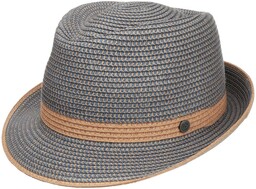 Kapelusz Słomkowy Levasto Trilby by bugatti, niebieski, cm