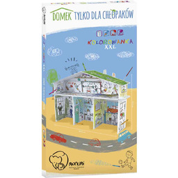 Monumi, domek kolorowanka dla chłopców