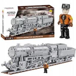 klocki Cobi 6281 Kriegslokomotive Baureihe 52 Niemiecka Lokomotywa