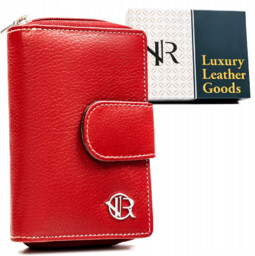 Damska kompaktowa portmonetka skórzana od Rovicky