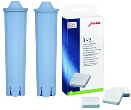 Zestaw do Jura, AL-Blue 2szt, Odkamieniacz Jura 9tab