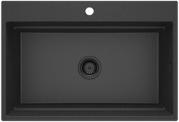 DEANTE Zlewozmywak 76x52 MAGNETIC grafit metalik ZRM_G10B (WPR)