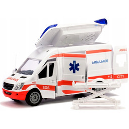 Auto Pogotowie Karetka Ambulans Światła Dźwięki