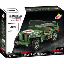klocki Cobi 2806 Willys Mb Medical Terenowy wojskowy