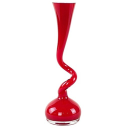 Pakamera Wazon czerwony, Swing Vase, Normann Copenhagen, B.Bonnesen
