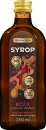 Premium Rosa Syrop Malina z inuliną i miodem,